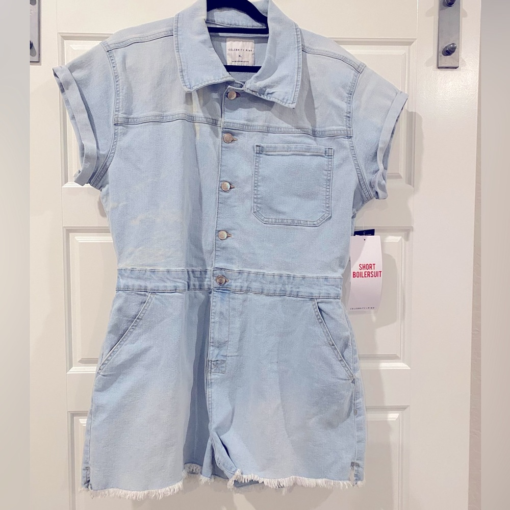 NWT Denim Romper